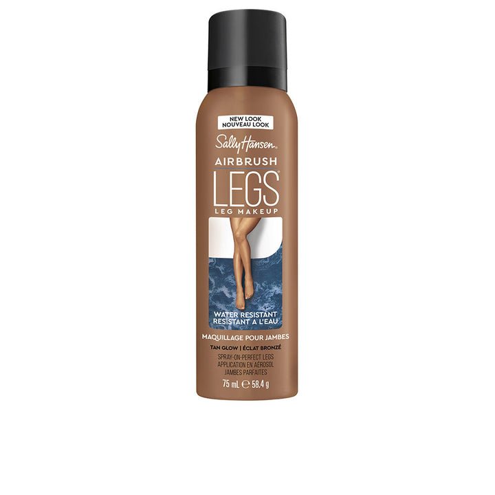 Tinted airbrush leg spray bottle, 75 ml, shade 03‑Tan, water‑resistant finish