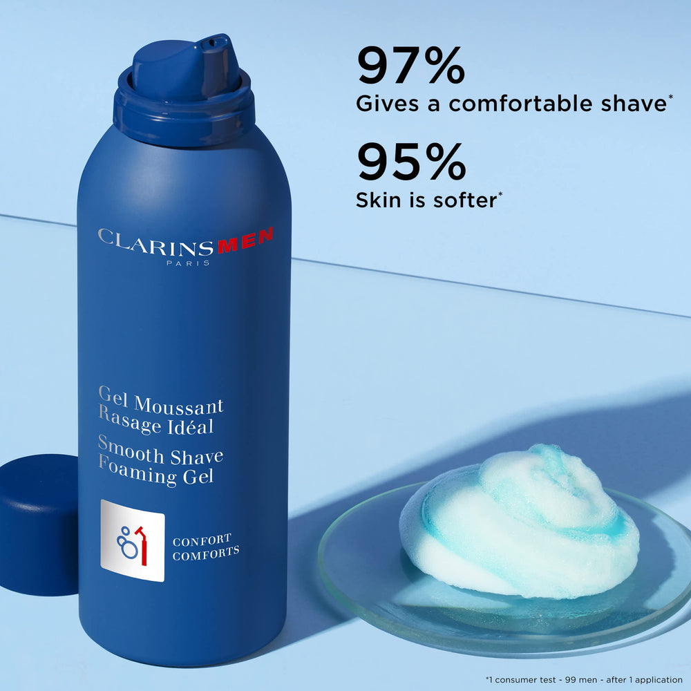 150 ml tube of foaming shave gel for Man, rich creamy texture