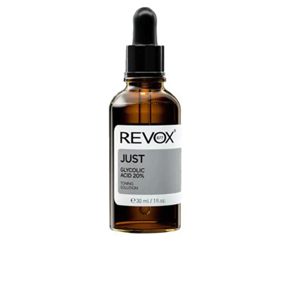 30 ml amber dropper bottle of 20% glycolic acid exfoliating serum for Women