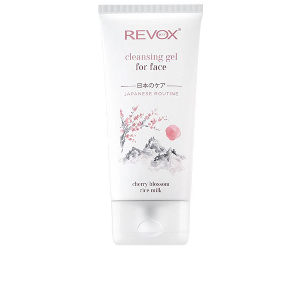 150 ml translucent tube of non-foaming cherry blossom cleansing gel