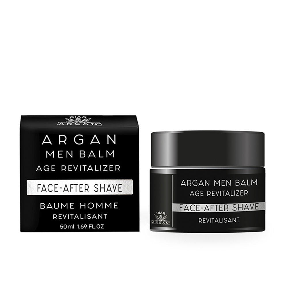 50 ml tube of argan aftershave balm for sensitive Man skin