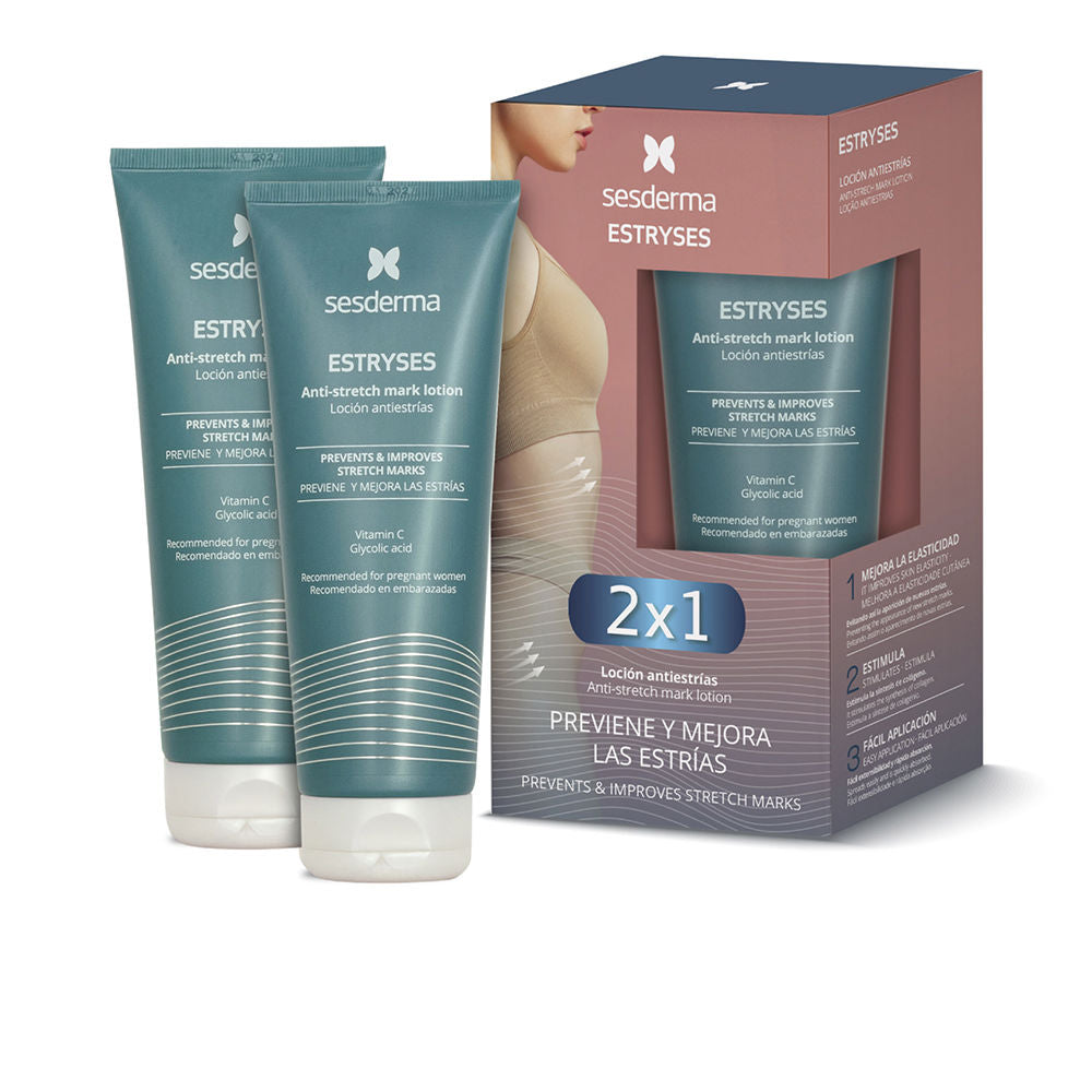 200 ml tube of firming liposomal stretch‑mark lotion for Women, lightweight texture