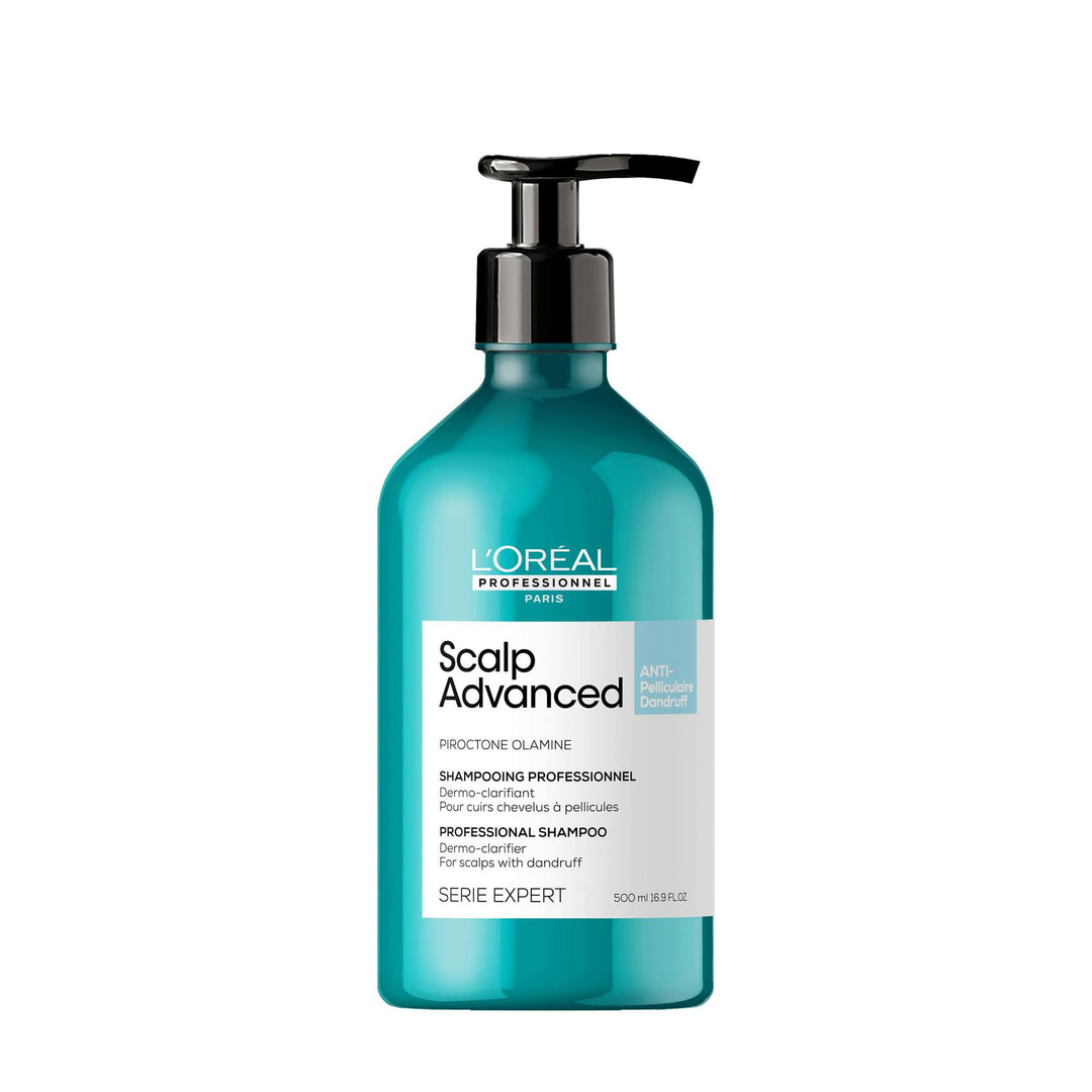 500 ml blue antifungal scalp shampoo bottle with dispenser, Unisex