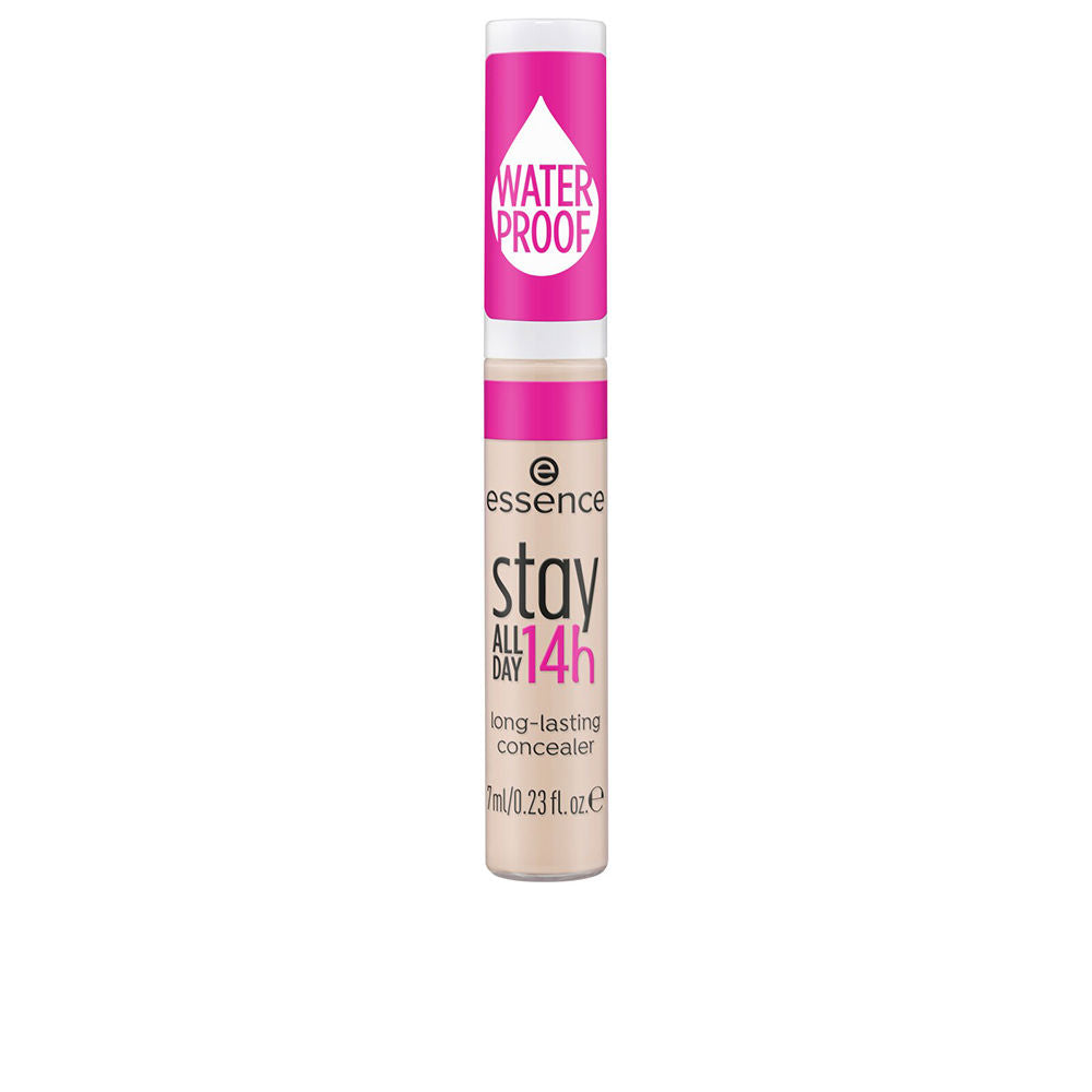 Creamy long‑wear matte concealer tube, light honey shade, 7 ml