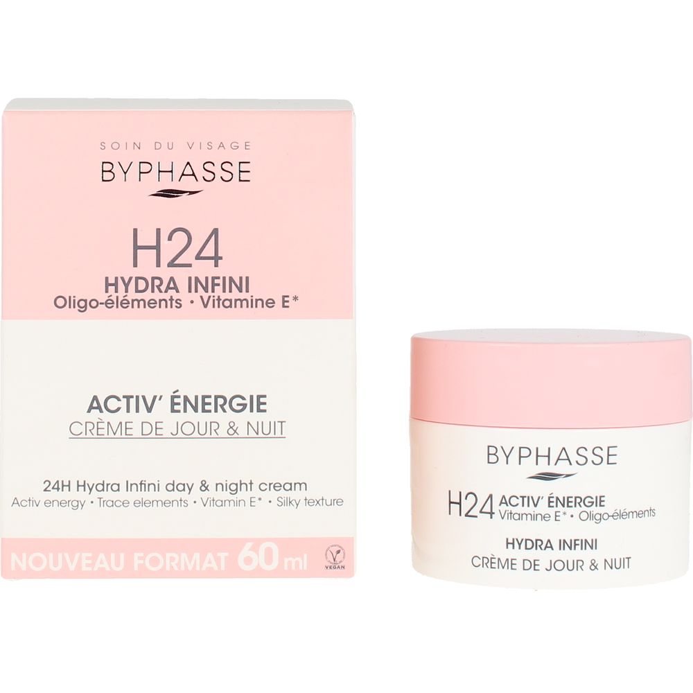60 ml jar of silky face cream for Women with SPF 8, lightweight texture