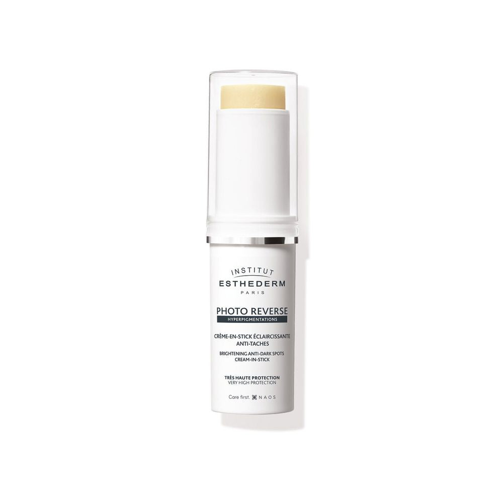 Small white sun protection stick for face and delicate zones, 10 g, SPF 50+