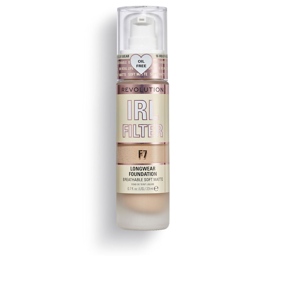 23 ml tube of matte liquid foundation, shade F7, Unisex