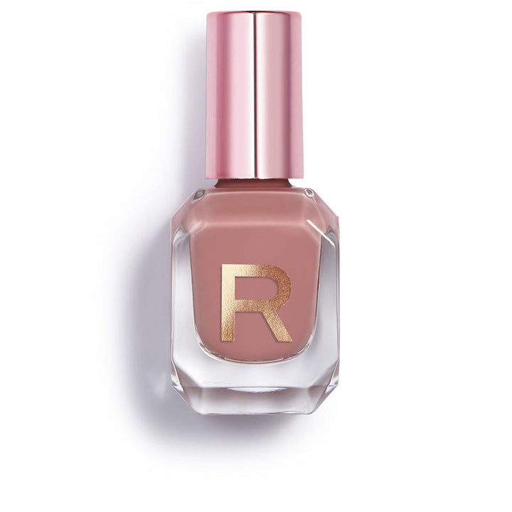 10 ml nude high‑gloss nail polish bottle with slender brush