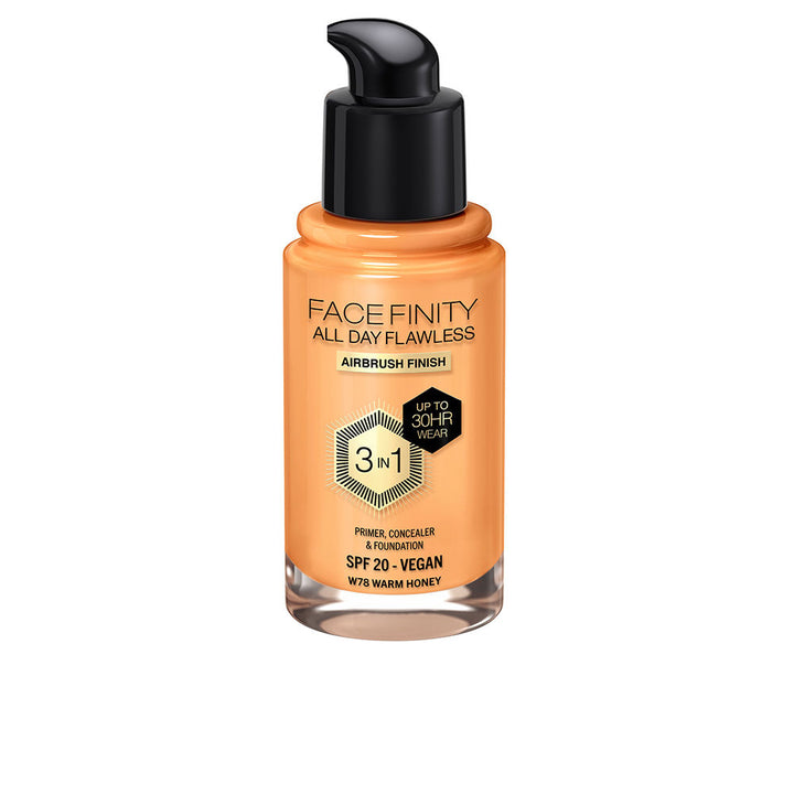 30 ml warm honey liquid foundation bottle, matte finish, Unisex