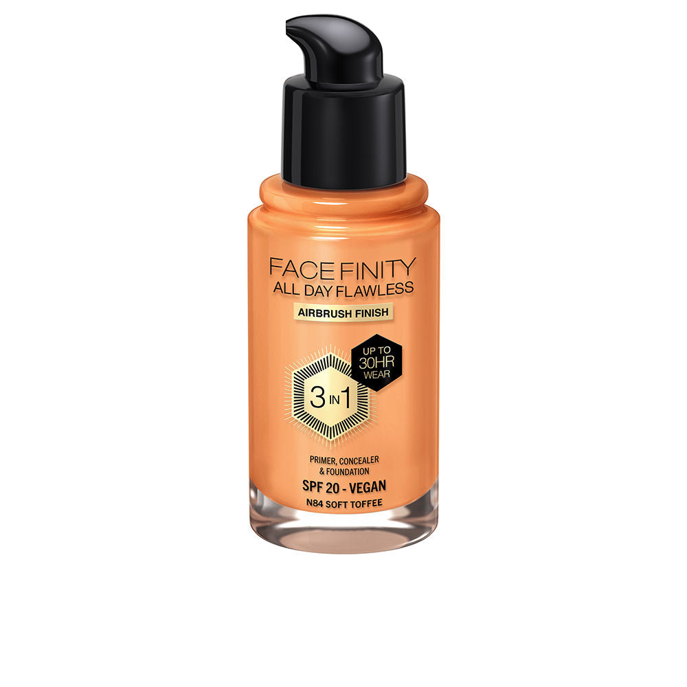 30 ml tube of Long‑wear Matte 3‑in‑1 Foundation in N84 soft toffee