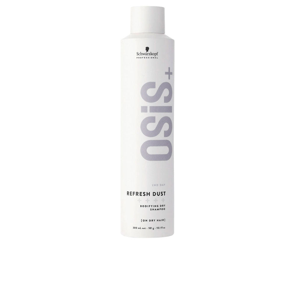 Matte aerosol dry shampoo 300 ml for oil-prone Women’s hair, white can
