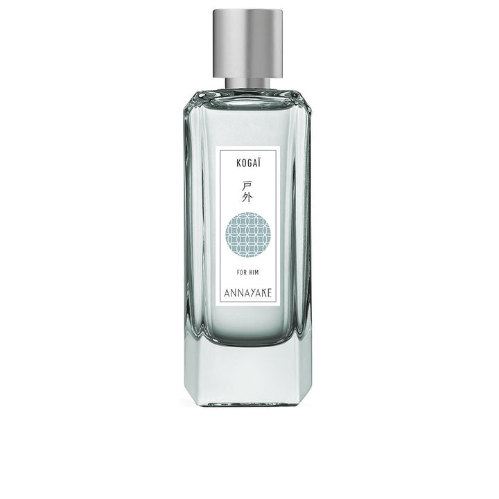 Clear rectangular perfume bottle with woody‑spiced scent, 100 ml
