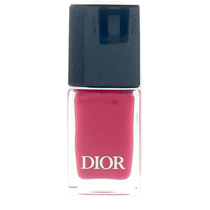10 ml rose gel-effect nail lacquer with wide flat brush, high-shine finish