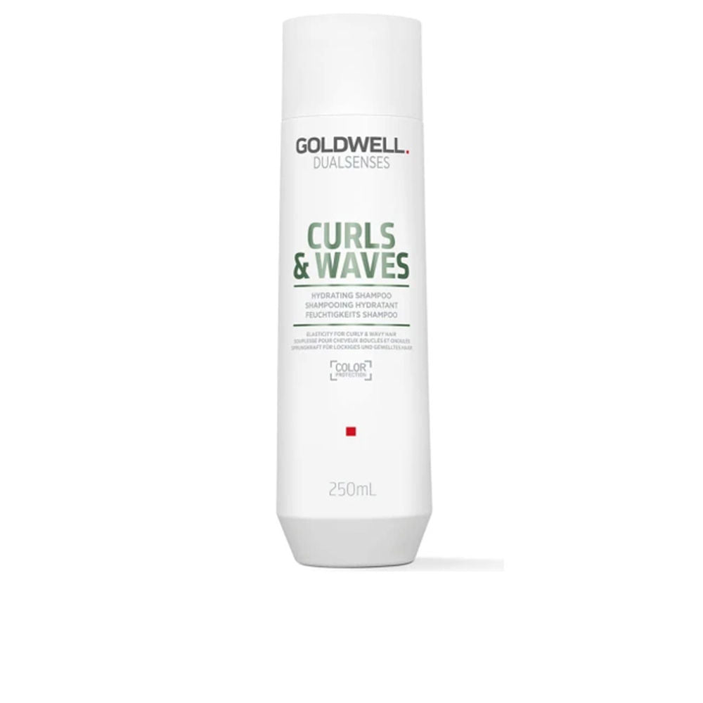 250 ml bottle of Curls &amp; Waves shampoo, for unisex curly and wavy hair