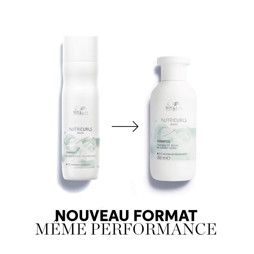 250 ml shampoo bottle for curly hair, white bottle with label, Unisex