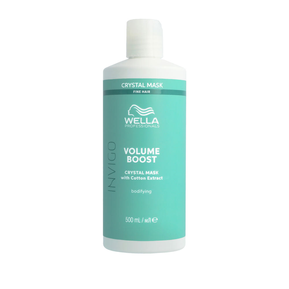 Translucent gel hair mask in jar, 500 ml, lightweight volume treatment, Unisex
