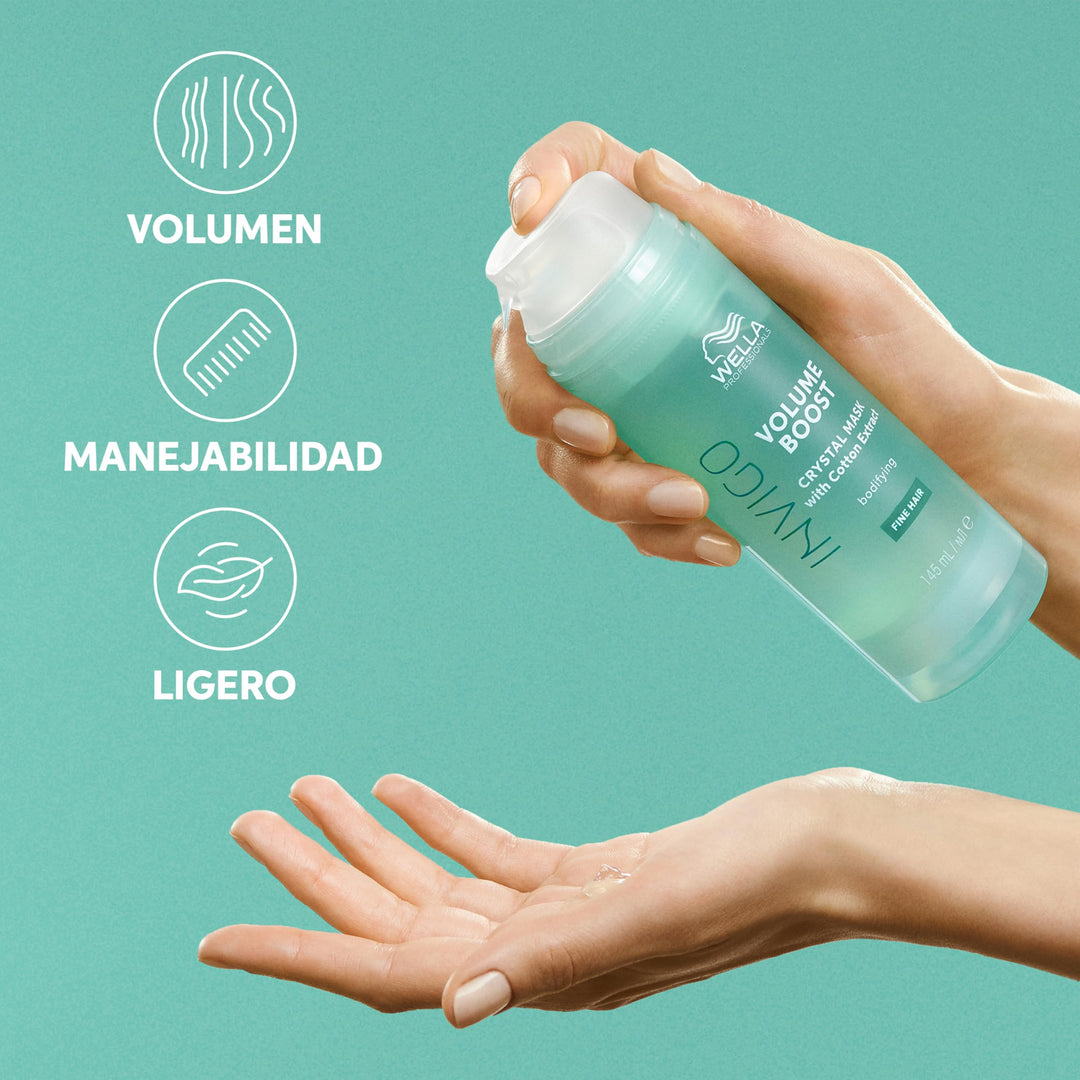 Clear spray bottle, lightweight volume mask, 145 ml for fine Unisex hair