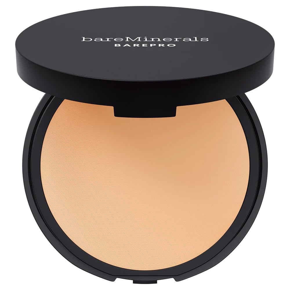 Compact pressed mineral powder foundation in neutral warm shade, 8 g compact