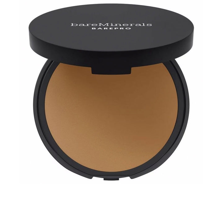 Compact powder in beige tone with mirrored case, 8 g travel-sized pan