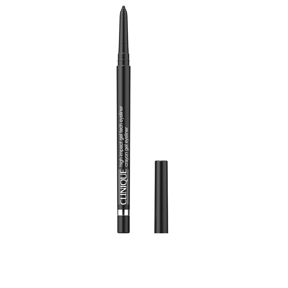 Small pot of intense black gel eyeliner with smooth, glossy surface