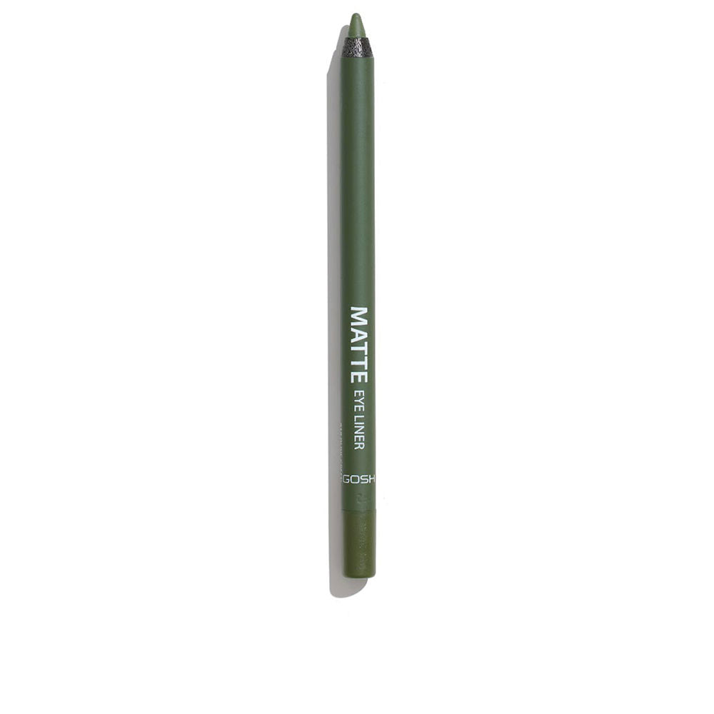 Small tube of matte olive gel eyeliner, 1.2 g, creamy texture