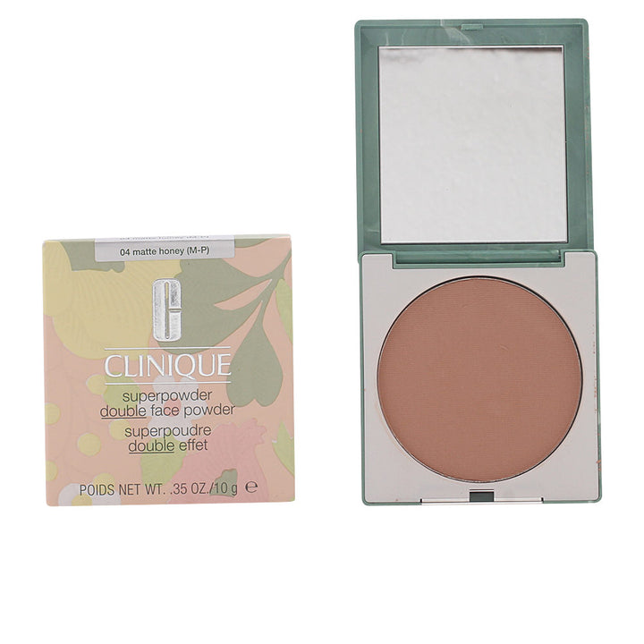 Compact double-face mattifying powder in shade 04 Matte Honey, 10 g compact