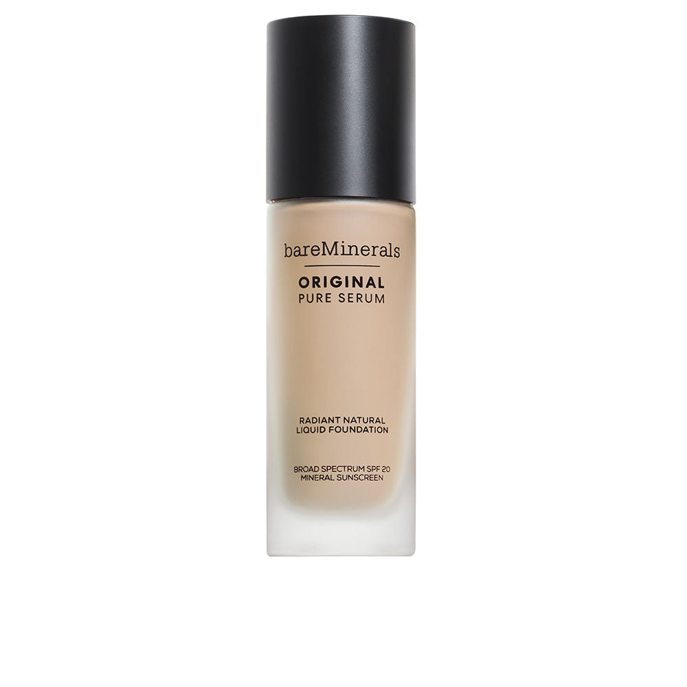 30 ml tinted serum foundation bottle, fair cool shade, lightweight SPF 20
