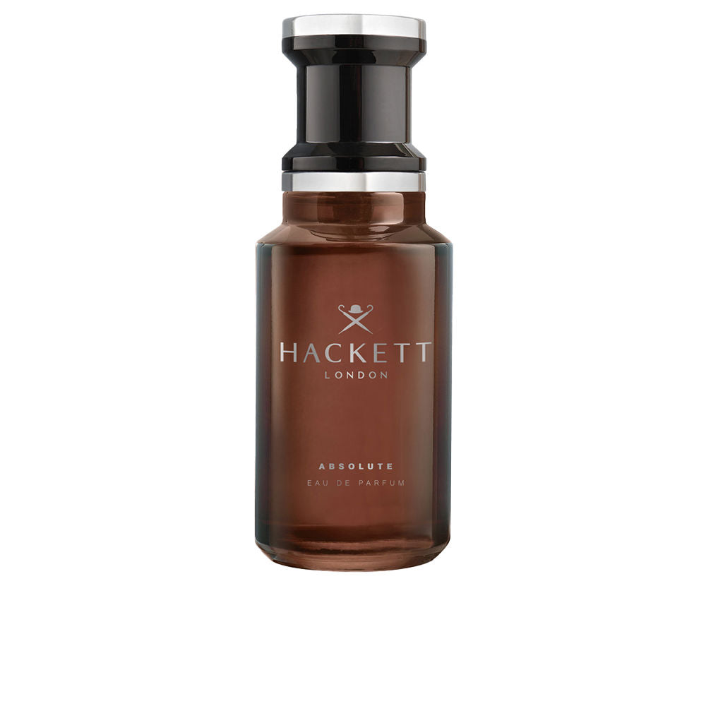 100 ml amber-hued Eau de Parfum bottle, woody-floral scent for Man