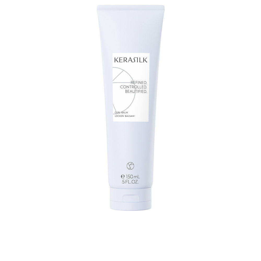 150 ml curl balm tube, pale neutral label, for defined hydrated curls