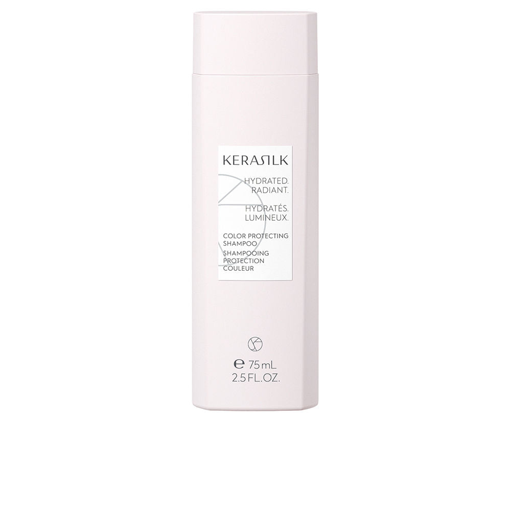 75 ml bottle of colour-protecting shampoo for coloured hair, floral-amber scent
