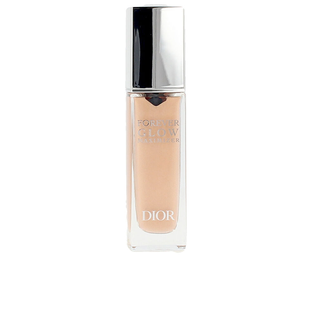 Small glass bottle of liquid gold illuminator, 11 ml, sheer metallic finish