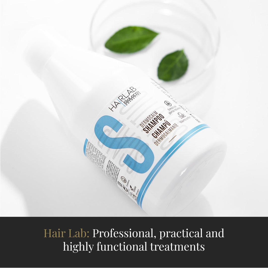 600 ml tube of multi-protein strengthening hair balm for damaged hair, neutral cream texture