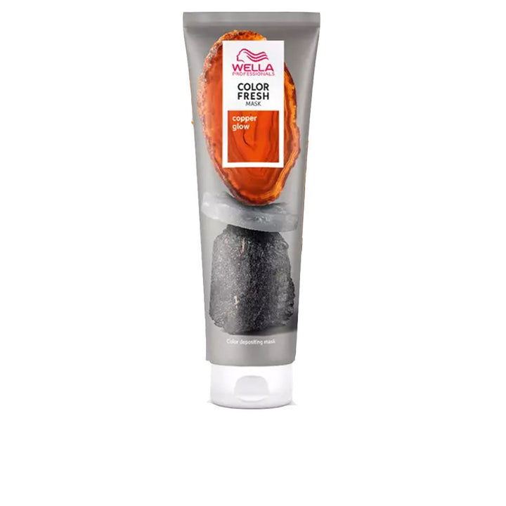 150 ml copper-coloured semi-permanent hair mask jar for Unisex