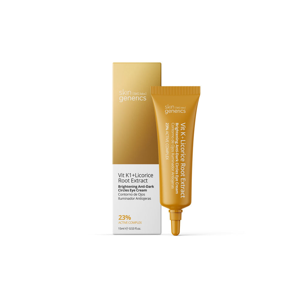 15 ml tube of Vitamin K and Niacinamide eye cream with botanical extracts