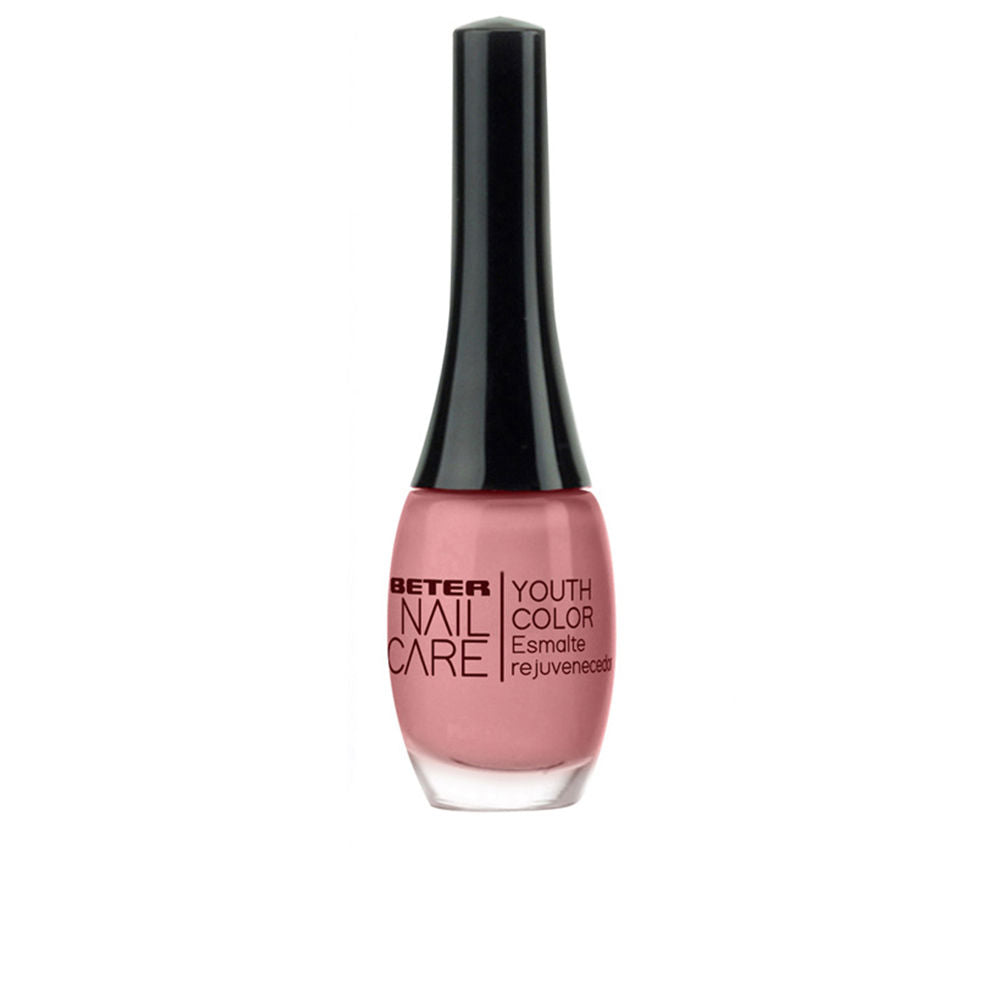 11 ml taupe-rose nail polish bottle, high-gloss finish, vegan