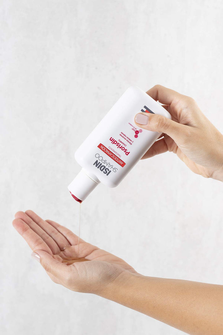 200 ml medicated salicylic shampoo bottle for flaky, red scalp, Unisex
