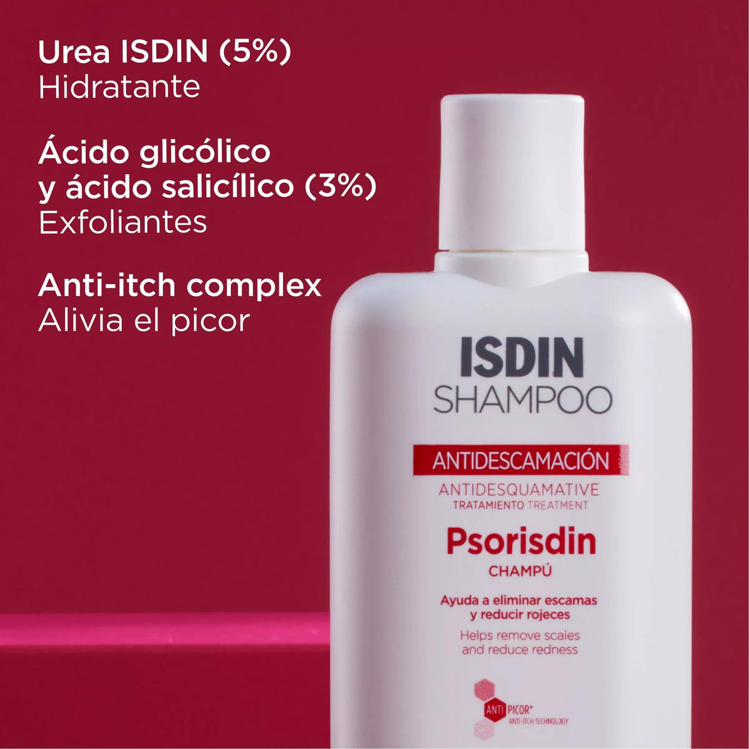 200 ml medicated salicylic shampoo bottle for flaky, red scalp, Unisex