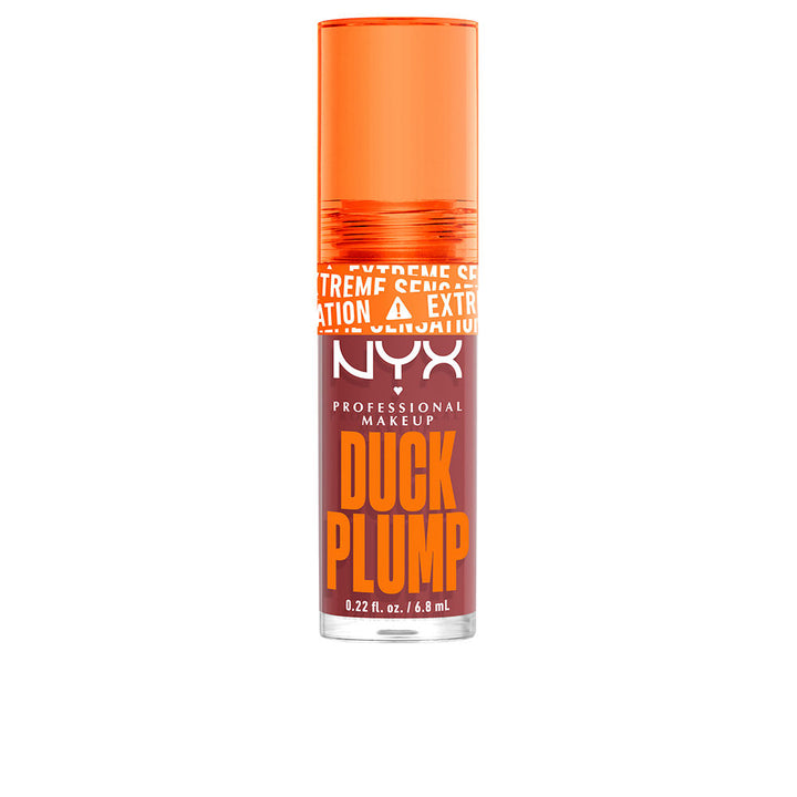 Slim tube mauve high-shine lip gloss with doe-foot applicator, 6.8 ml