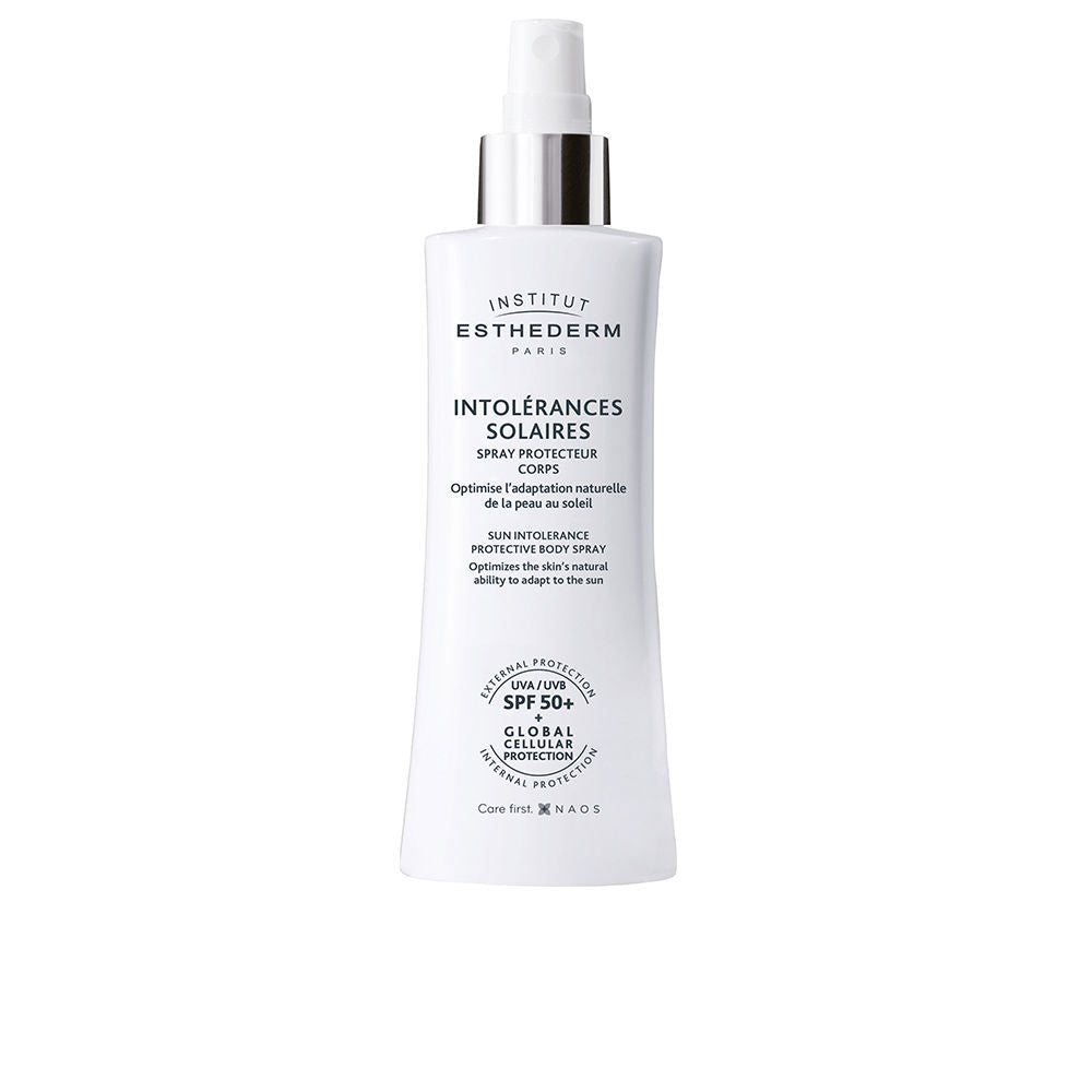 Spray bottle of Institut Esthederm high-protection soothing sunscreen