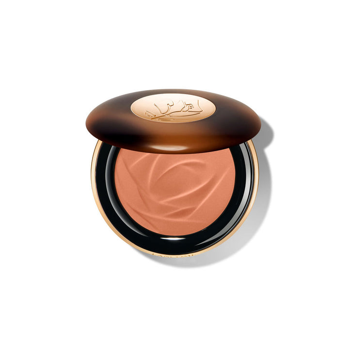 Compact matte bronzing powder with mirror, 10 g, warm tan shade