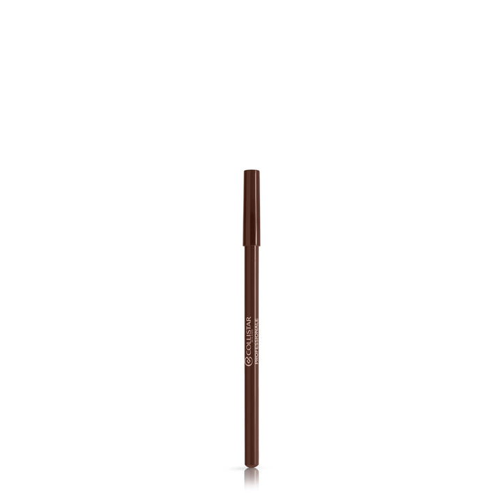 Brown wooden kajal pencil with creamy tip, labelled Unisex, 1 unit