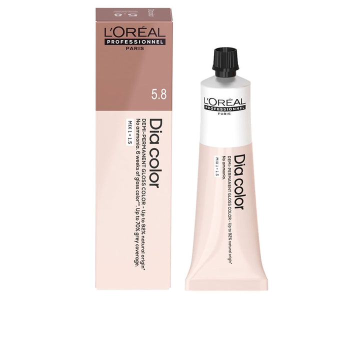 Clear 60 ml semi‑permanent hair colour cream tube, ammonia‑free, Unisex