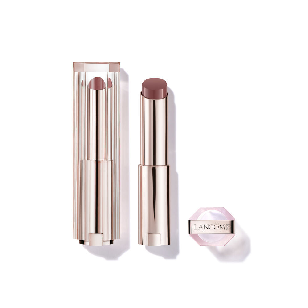 Sheer brown-tinted glossy lip balm in stick format, Unisex shade 51