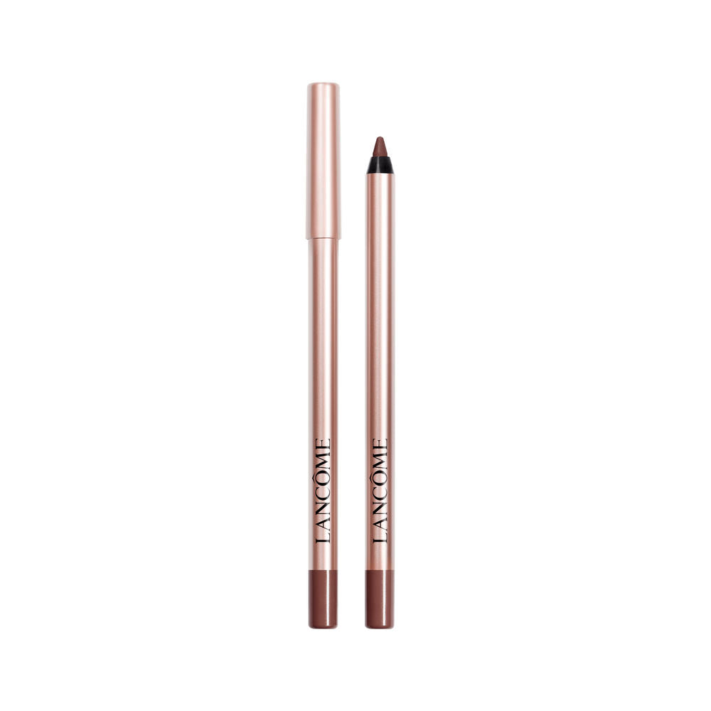 Slim brown matte lip liner pencil, waterproof, cream-wax texture, 1 unit