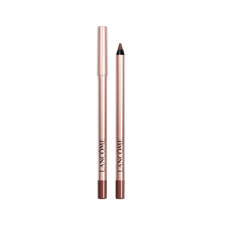 Slim brown matte lip liner pencil, waterproof, cream-wax texture, 1 unit