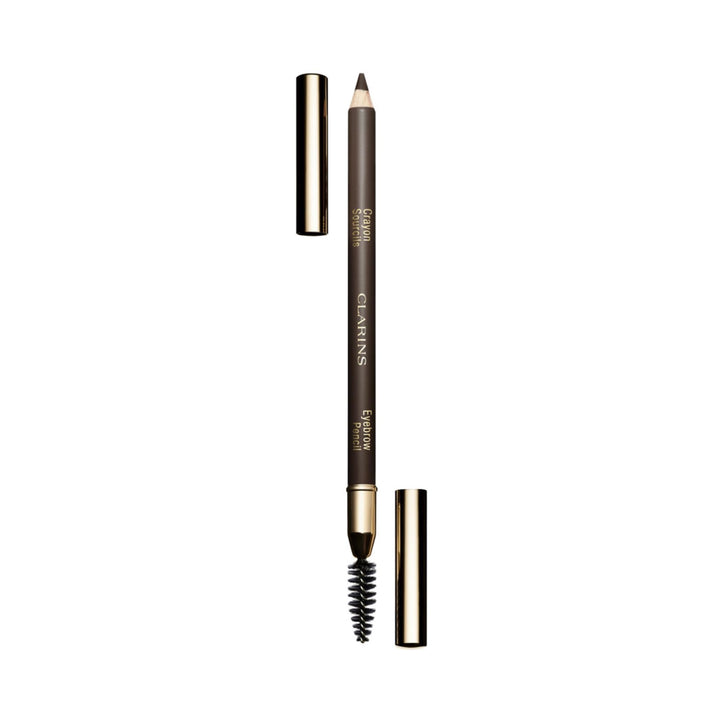 Slim long‑wear eyebrow pencil, soft brown shade, built‑in spiral brush, 1.3 g