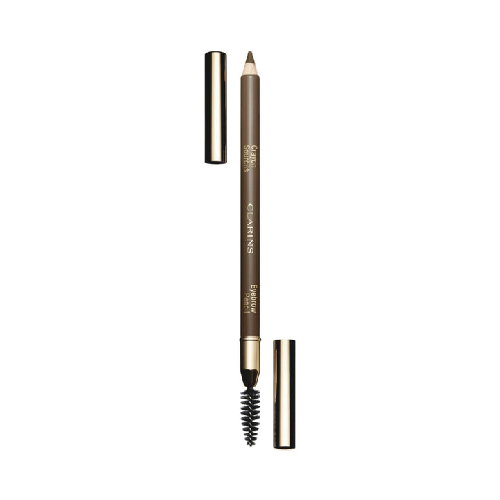 Dual-ended soft blonde brow pencil with thin lead and spiral brush, 1.3 g, Unisex