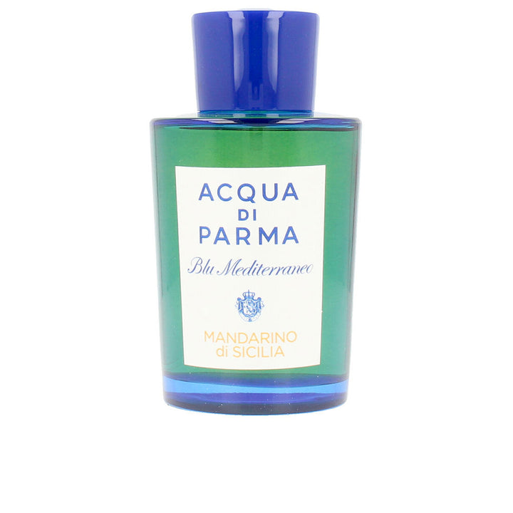 Deep‑blue glass bottle of Green Mandarin Eau de Toilette, 180 ml, citrus fragrance