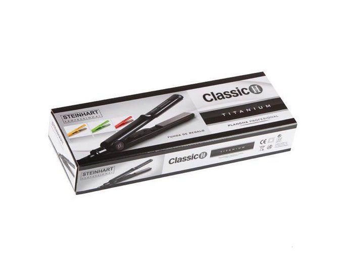 Turquoise titanium flat iron with slim rounded barrel and long swivel cord, Unisex styling tool