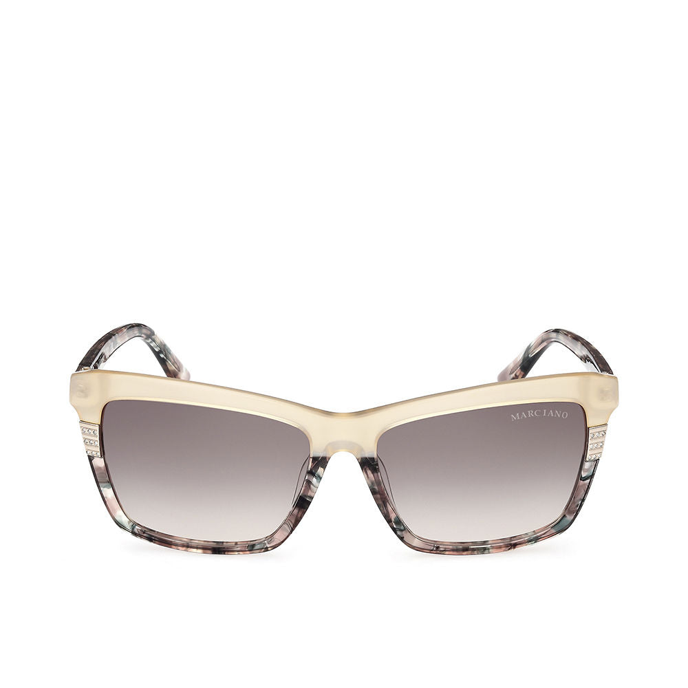 Rectangular acetate sunglasses for Women, 57mm lenses, 16mm bridge, 140mm temples